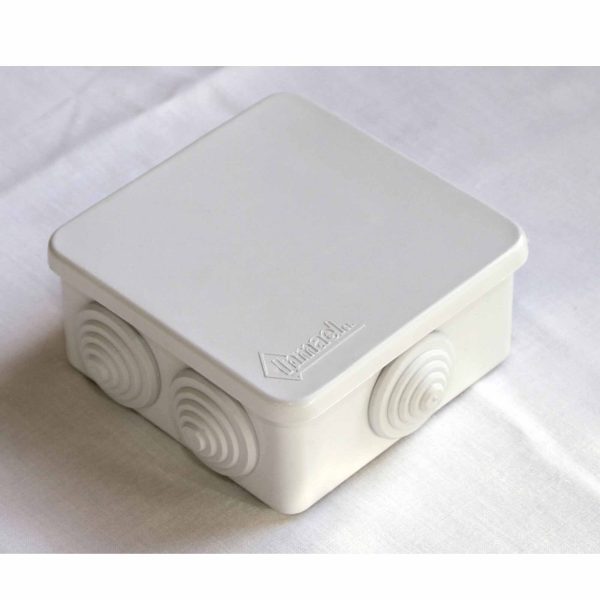 Ud. caja estanca con conos tapa presion 80x80x40