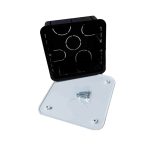 Ud. caja de empalmes PYL c/garras sujecion tabiques huecos 105x105x47