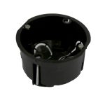 Ud. caja mecanismos redonda c/garras sujeccion para tabiques huecos diam 68×45 enlazable