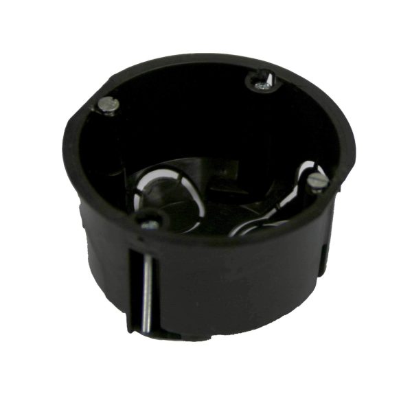 Ud. caja mecanismos redonda c/garras sujeccion para tabiques huecos diam 68x45 enlazable