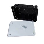 Ud. caja de empalmes PYL c/garras sujecion tabiques huecos 165x105x47