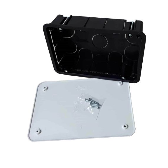 Ud. caja de empalmes PYL c/garras sujecion tabiques huecos 165x105x47
