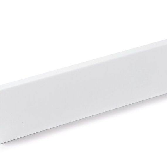 Pz.suelo laminado rodapie 70x14 mm blanco a 2250 mm