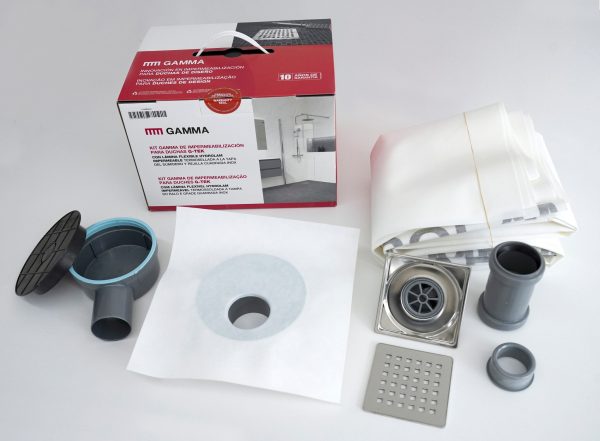 Kit GAMMA impermeabilización para duchas HYDROLAM G-TEK