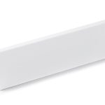 Pz.suelo laminado rodapie 90×14 mm blanco a 2250 mm