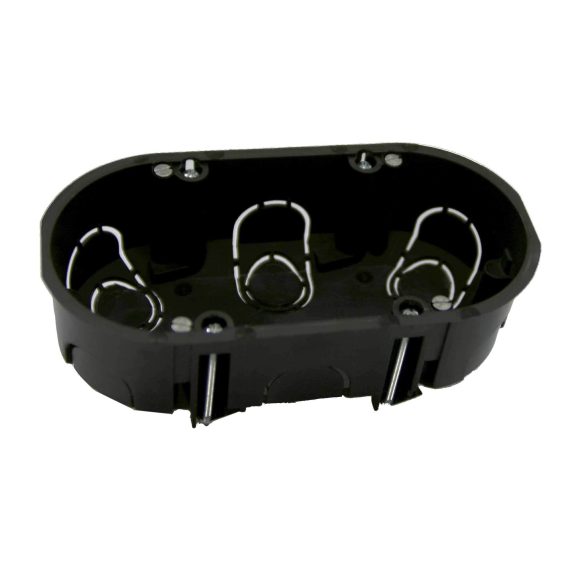Ud. caja mecanismos doble c/garras sujecion para tabiques huecos 139x68x45 enlazable