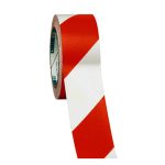 Pz. cinta de señalizacion rojo y blanco 200mt