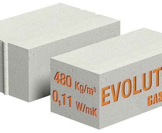 M2. Bloque de hormigon Gasbeton celular evolution 60x25x10