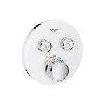 Grohe 29151LS0 termostato smartcontrol 2. cristal blanco redonda