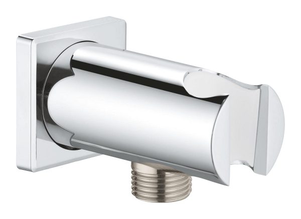Grohe 26659000 Soporte con codo florón cuadrado