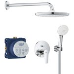 Grohe 25290000 New bundle empotrado Bauedge ducha mural 250