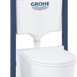 Grohe 103849SH00 Wand-WC-Set, Rapid SL 5-in-1 Bau Ceramic (2 St.)