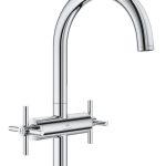 Grohe 21144000 atrio new monoblock de lavabo 1/2 l-size maneta en cruz