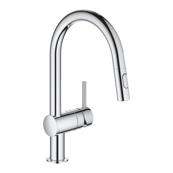 Grohe 32321002 Minta Einhebel-Spültisch C-Auslauf herausziehbar matt