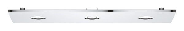 Grohe 26786000 Rainshower Aqua #3 Abdeckplatte für zusätzliche Kopfbrause 3 Strahlarten