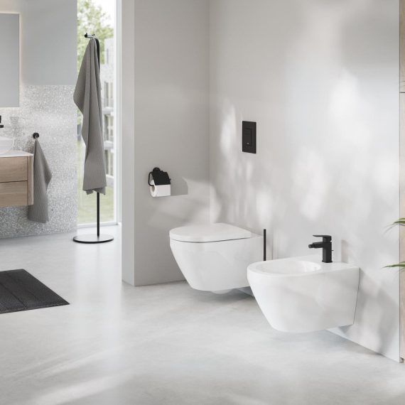 Grohe 1018102430 cubeo bidet con vaciador negro mate