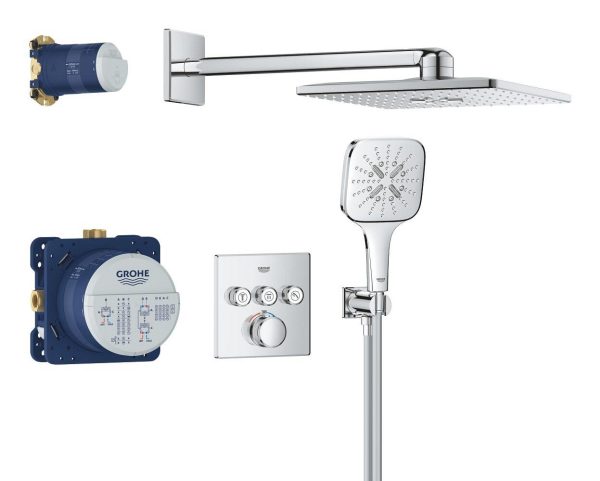 Grohe 34864000 Bundle SmartControl termòstat 3 vies cube dutxa mural smartactive 2 j