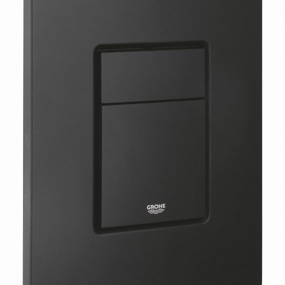 Grohe 38732KF0 Skate Cosmopolitan wall plate negro mate