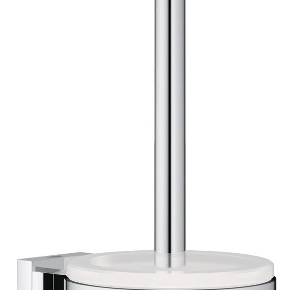 Grohe 40513001 essentials cube toilet brush set