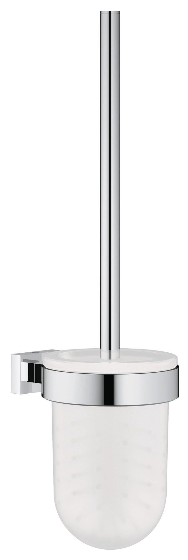 Grohe 40513001 essentials cube toilet brush set