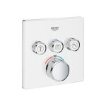 Grohe 29157LS0 termostato smartcontrol 3. cristal blanco cuadrado