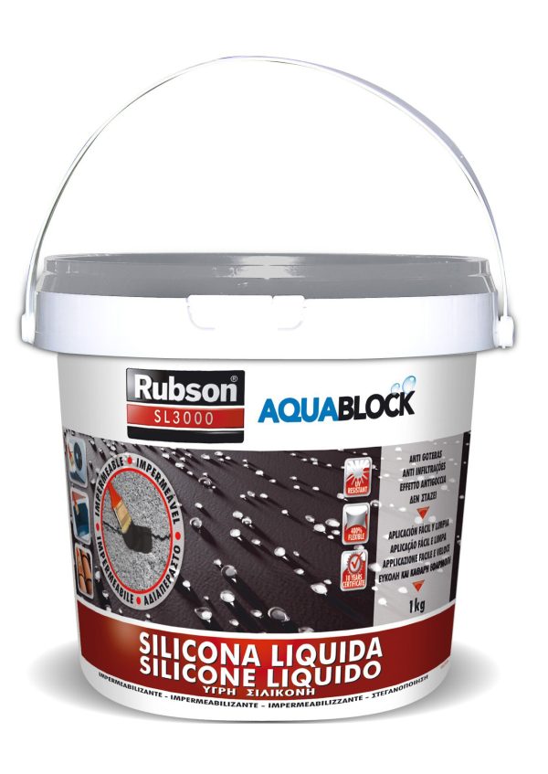 Henkel rubson Flüssigsilikon grau 1kg
