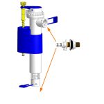 PZ. Tecnoagua grifo cisterna alimentacion VH dual y reversible (T-469)