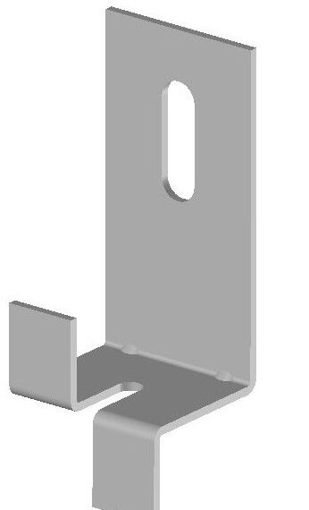 Caja Recense escuadra anclaje piedra inox. 40x12 central - 200un