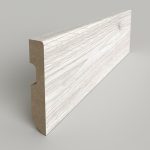 Pz.suelo laminado rodap.80 roble polar 2.44 ml
