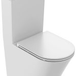 Kit Jacob delafon CEDAM120-00 Inodoro a suelo Rodin+ Compacto BTW alim inferiror
