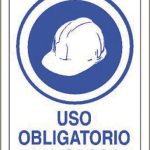 Pz. Jar señalizacion cartel uso oblig. casco