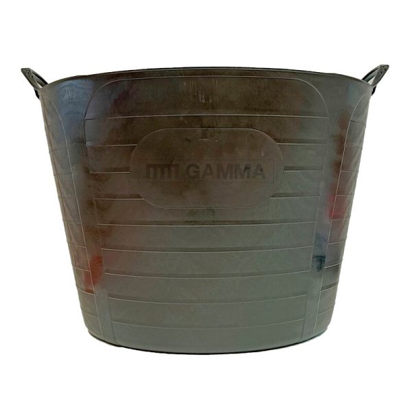 Baukübel Gamma Kunststoff schwarz 40L
