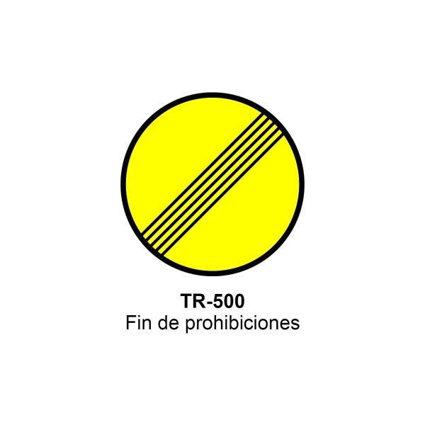 Ud. Senyal JG acer Fi de prohibicions Eco-50cm