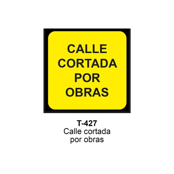 St. Schild JG Stahl Straße wegen Bauarbeiten gesperrt Eco-50cm