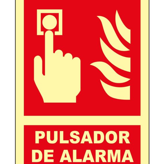 St. Schild JG Nachleuchtend Klasse B Brandmelder A4