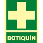 Pz. Señal JG Fotoluminiscente Clase B Botiquín A4