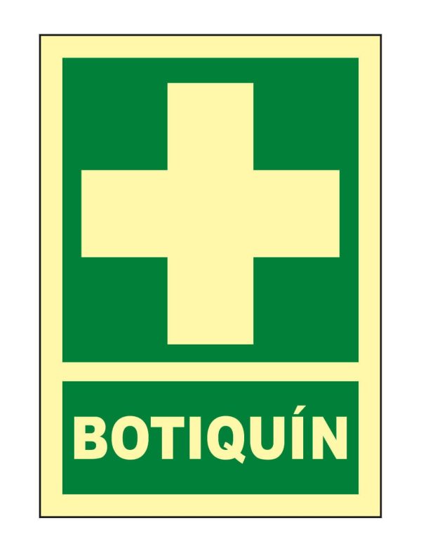 St. Schild JG Nachleuchtend Klasse B Erste-Hilfe-Kasten A4