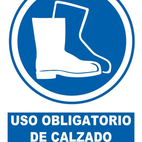 Pz. Señal JG Uso obligatorio de botas 30x40 cm