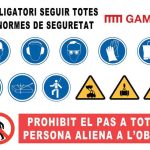 Pz. Cartell GAMMA normativa obligatoria 100x70cm. Català
