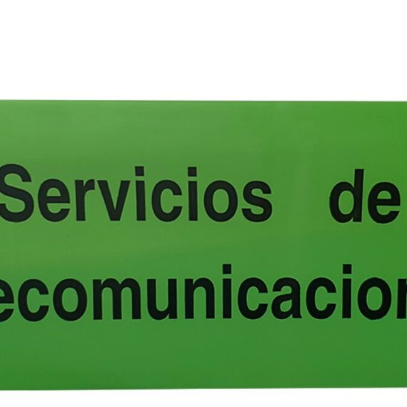 Pz. Cinta señalización JG atención cables de telecomunicaciones 15x200m