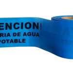 Pz. Cinta señalización JG atención tubería de agua 15x200m