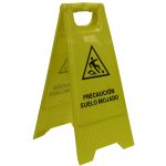 Pz. Señal plegable JG suelo mojado amarilla