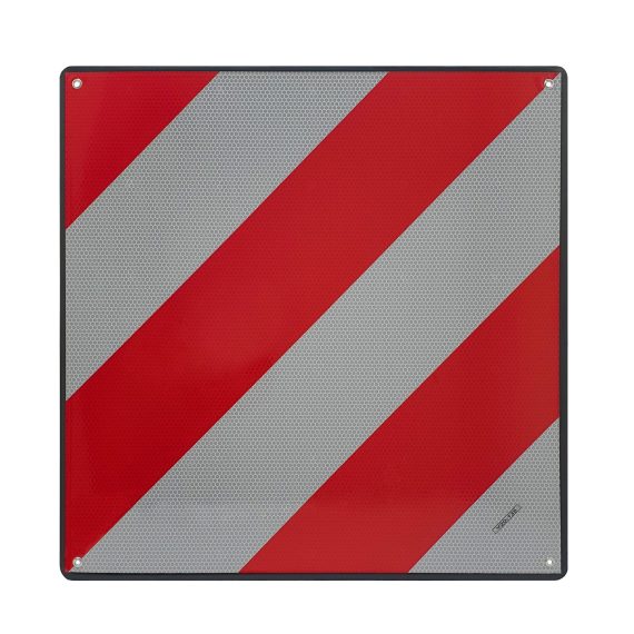 Pz. Placa señalización JG carga sobresaliente 50x50 cm