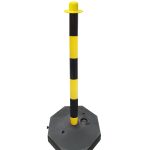 Pz. Poste JG señalización negro y amarillo