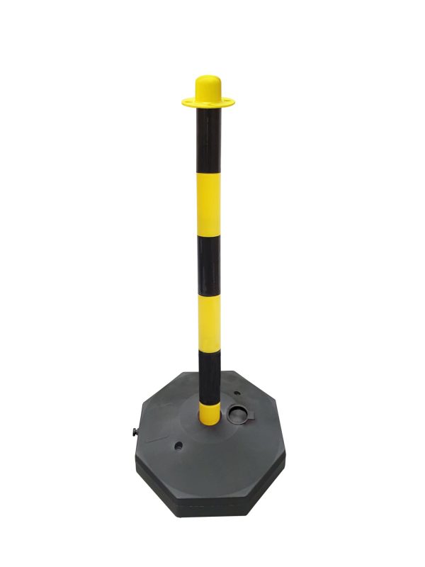Pz. Poste JG señalización negro y amarillo