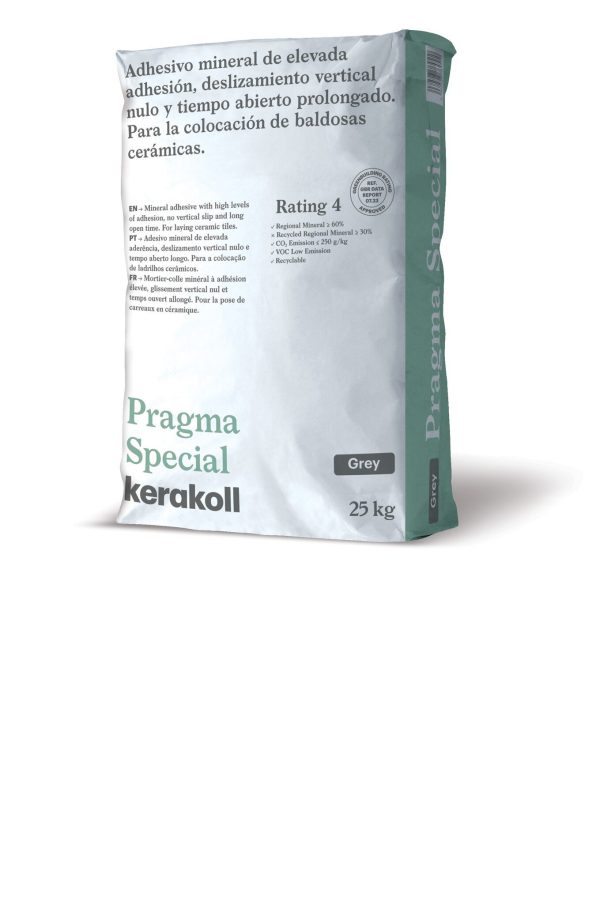 Sack Mineral cementitious adhesive Kerakoll PRAGMA Special Grey ref. 76451