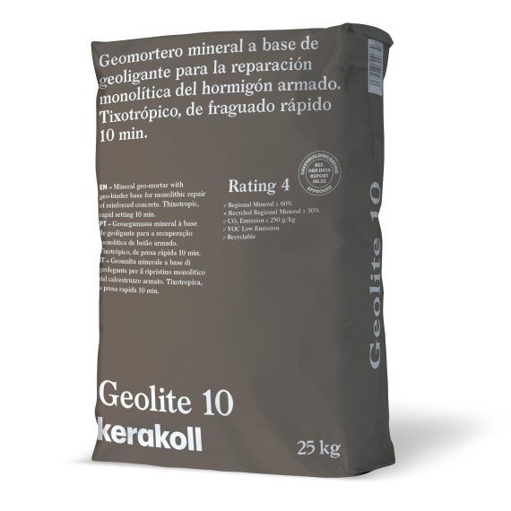 Saco Geomortero mineral reparador hormigon Kerakoll GEOLITE 10 ref. 70967