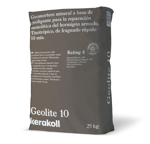 Sack Mineral concrete repair geo-mortar Kerakoll GEOLITE 10 ref. 70967