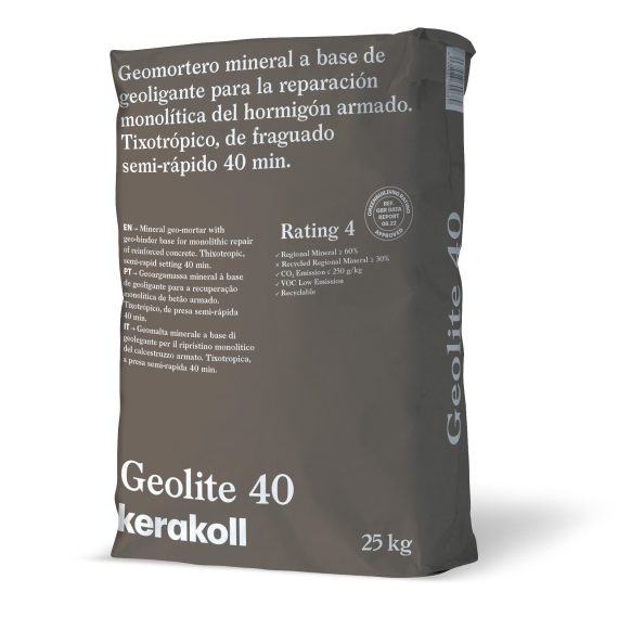 Saco Geomortero mineral reparador hormigon GEOLITE 40 ref. 70968