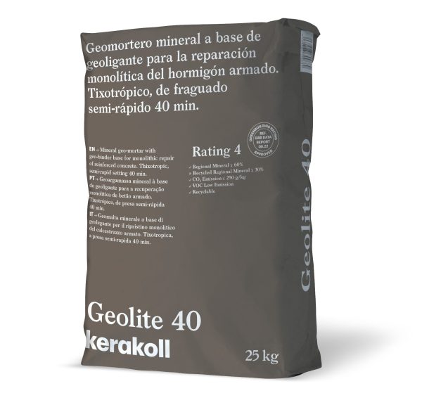 Saco Geomortero mineral reparador hormigon GEOLITE 40 ref. 70968